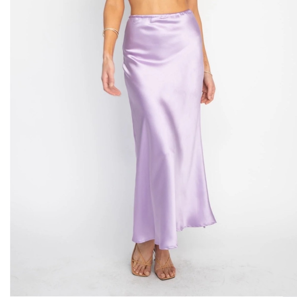 RESA Isla Maxi Slip Skirt Lavender